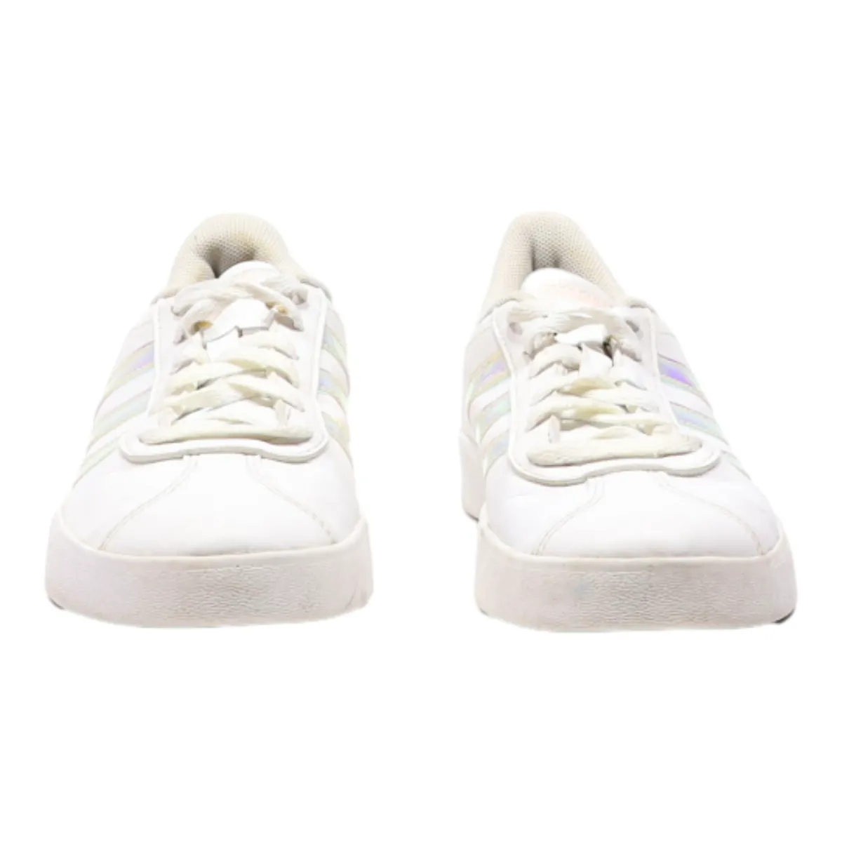 ADIDAS Low Top Trainers White Leather Womens UK 3.5