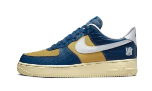 Air Force 1 Low SP Undefeated 5 On It Blue Yellow Croc