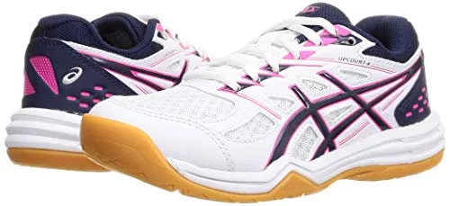 ASICS Unisex Kids Upcourt 4 GS White/Peacoat Sneaker (1074A027.102)