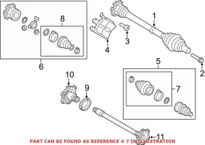 Audi CV Joint Boot Kit – Front Outer 80A498203
