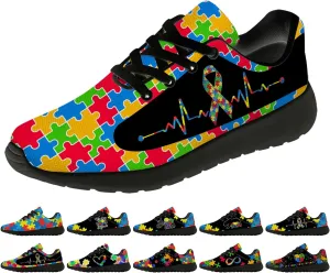 Autism Shoes for Women Men Running Shoes Lightweight Tennis Sneakers Gifts for Him Her