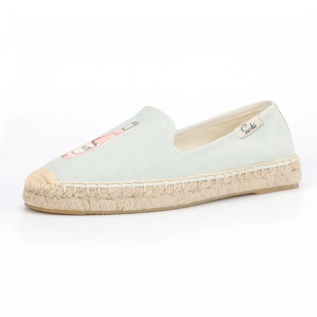 Bayside Beach Club Espadrille La Vie En Rose Sky