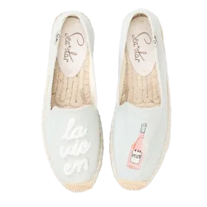 Bayside Beach Club Espadrille La Vie En Rose Sky