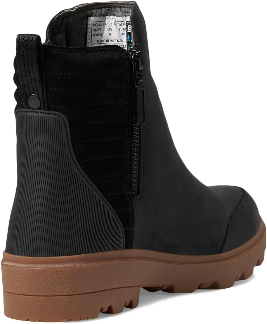 BOGS Women's Holly Zip Leather Ii Hiking Boot