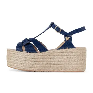 Cameron Espadrilles - Blue [ No Return - No Exchange]