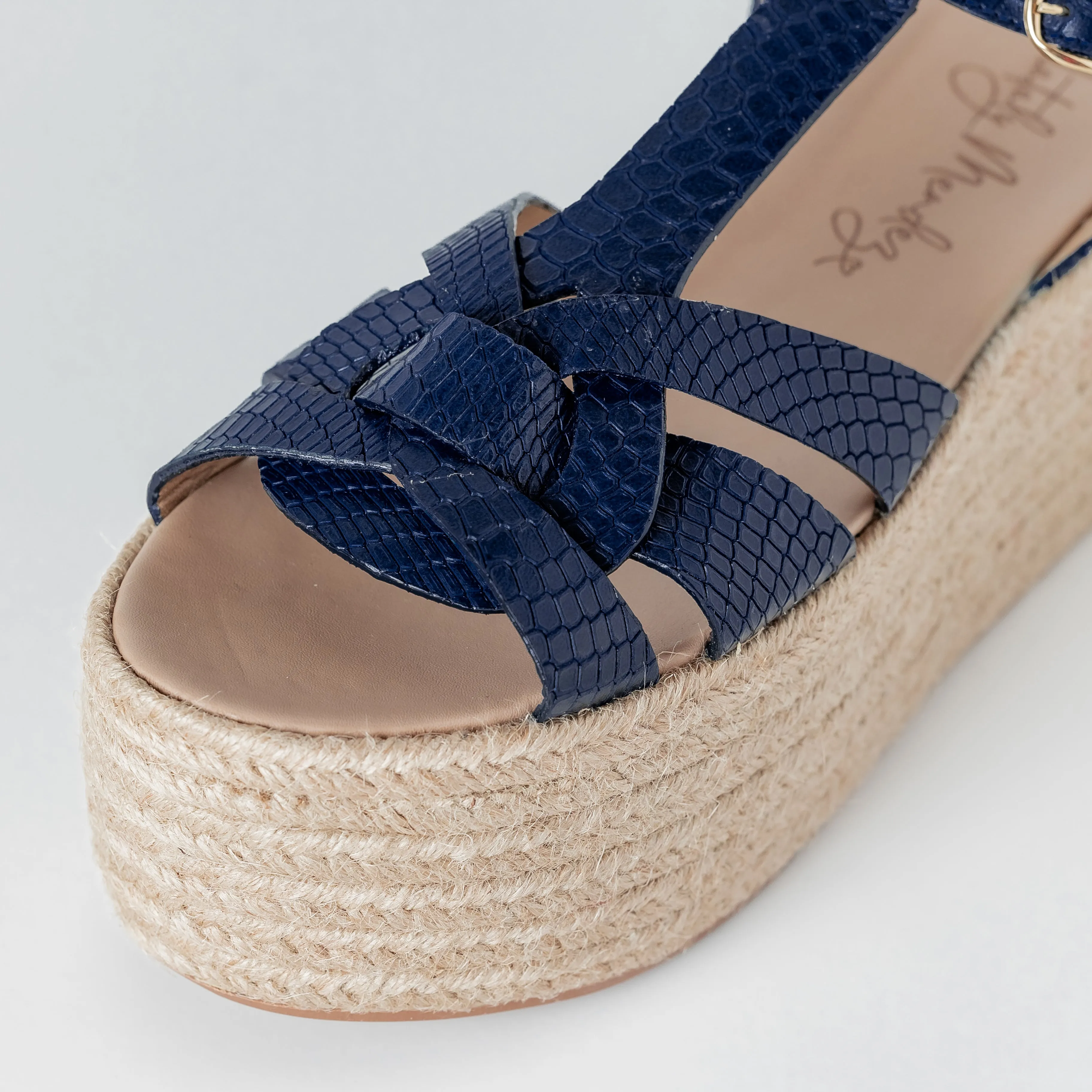Cameron Espadrilles - Blue [ No Return - No Exchange]