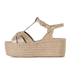 Cameron Espadrilles - Gold [ No Return - No Exchange]