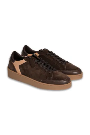 CANALI Dark Brown Suede Sneaker