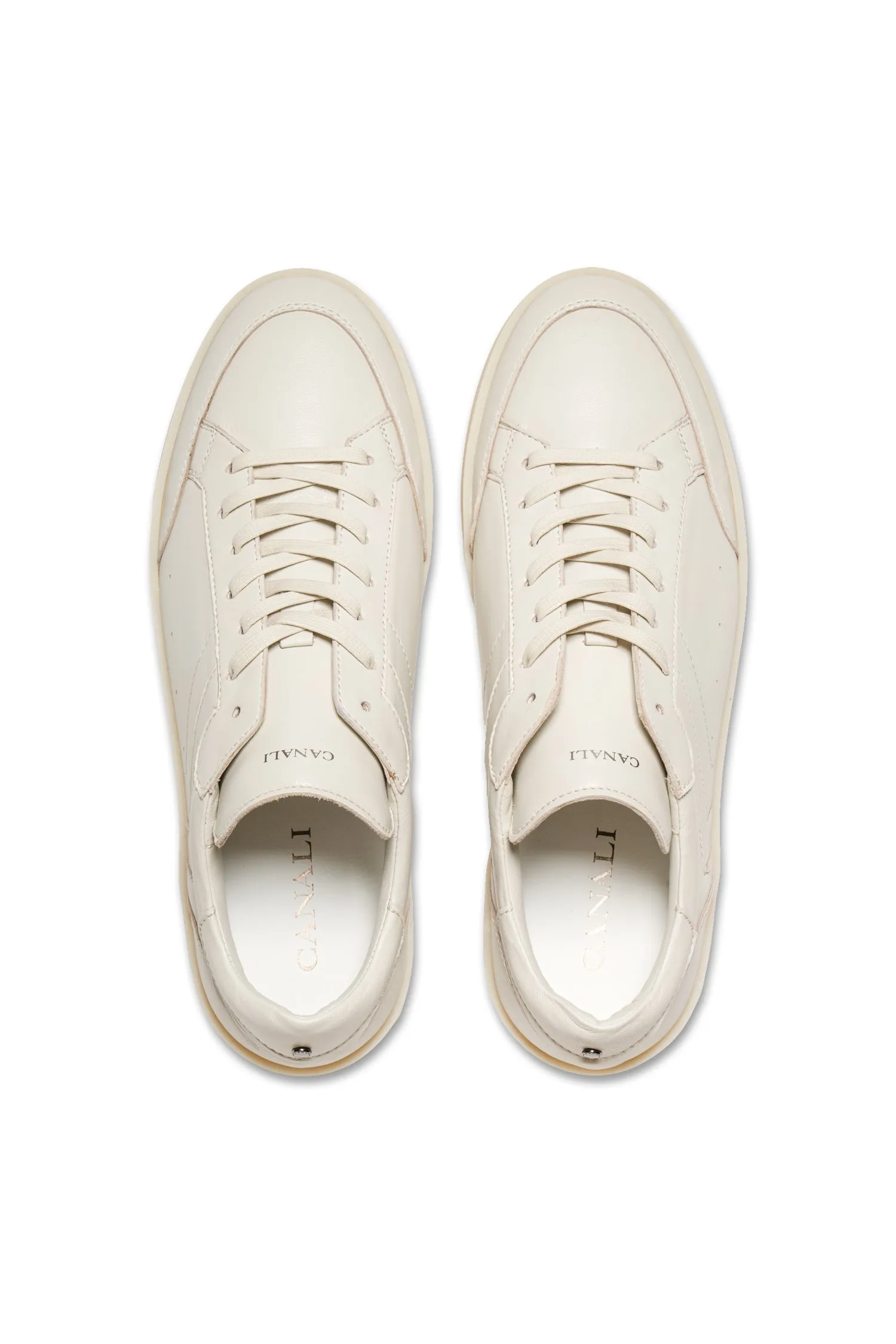 CANALI White Leather Sneaker