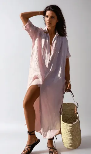 Chloe - Stylish and breathable linen summer dress for effortless chic