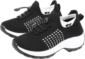 Comfort Wear Orthowear Shoes for Women Men, Breathable Orthopedic Sneakers, Comfortwear Ortho Shoes, Women Plantar Fasciitis Shoe, Air Cushion Slip-On Orthopedic Diabetic Walking Sneaker Thick Bottom