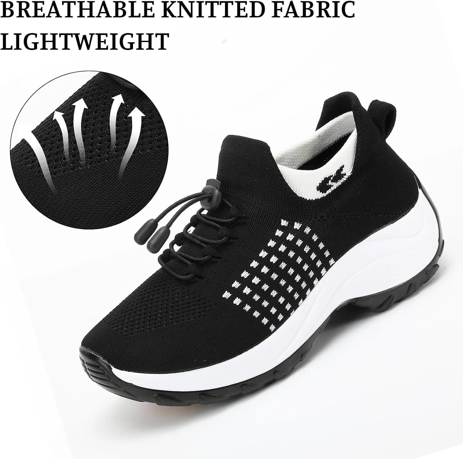 Comfort Wear Orthowear Shoes for Women Men, Breathable Orthopedic Sneakers, Comfortwear Ortho Shoes, Women Plantar Fasciitis Shoe, Air Cushion Slip-On Orthopedic Diabetic Walking Sneaker Thick Bottom