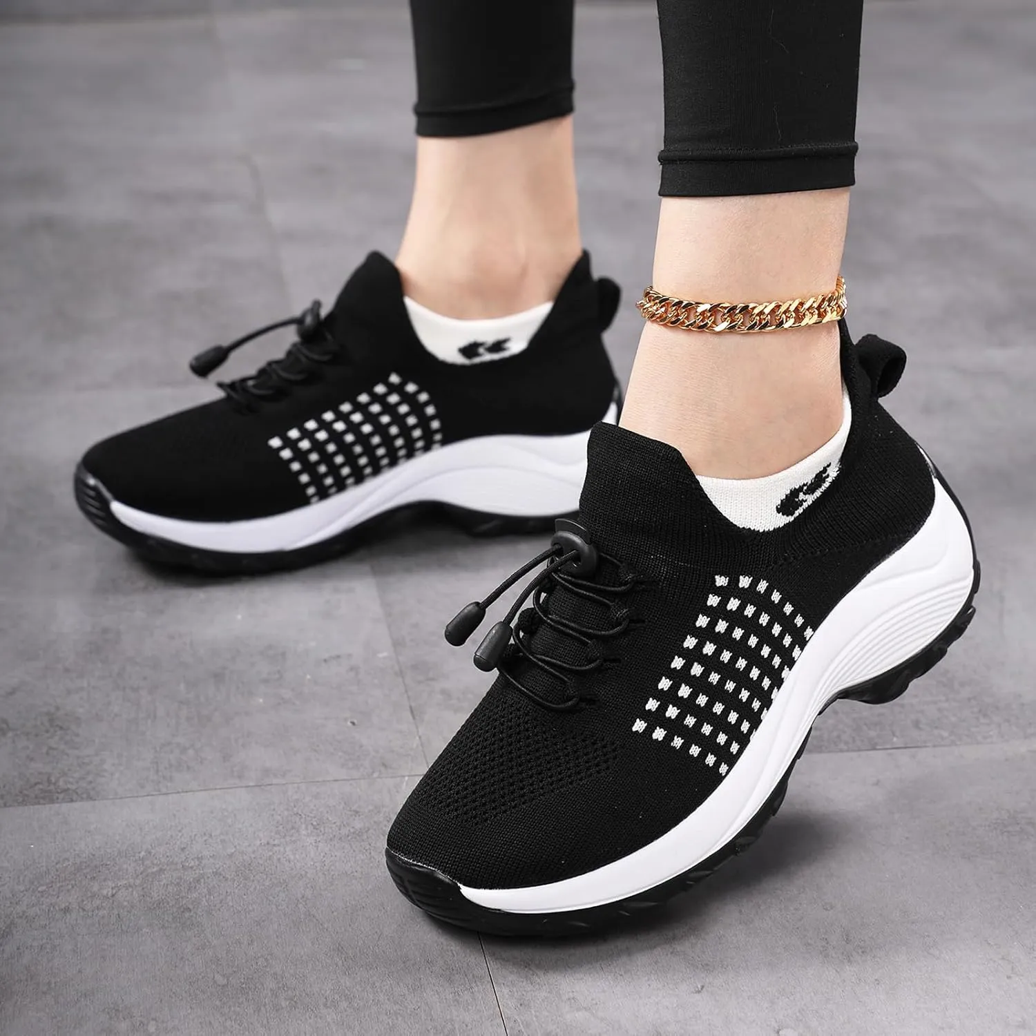 Comfort Wear Orthowear Shoes for Women Men, Breathable Orthopedic Sneakers, Comfortwear Ortho Shoes, Women Plantar Fasciitis Shoe, Air Cushion Slip-On Orthopedic Diabetic Walking Sneaker Thick Bottom