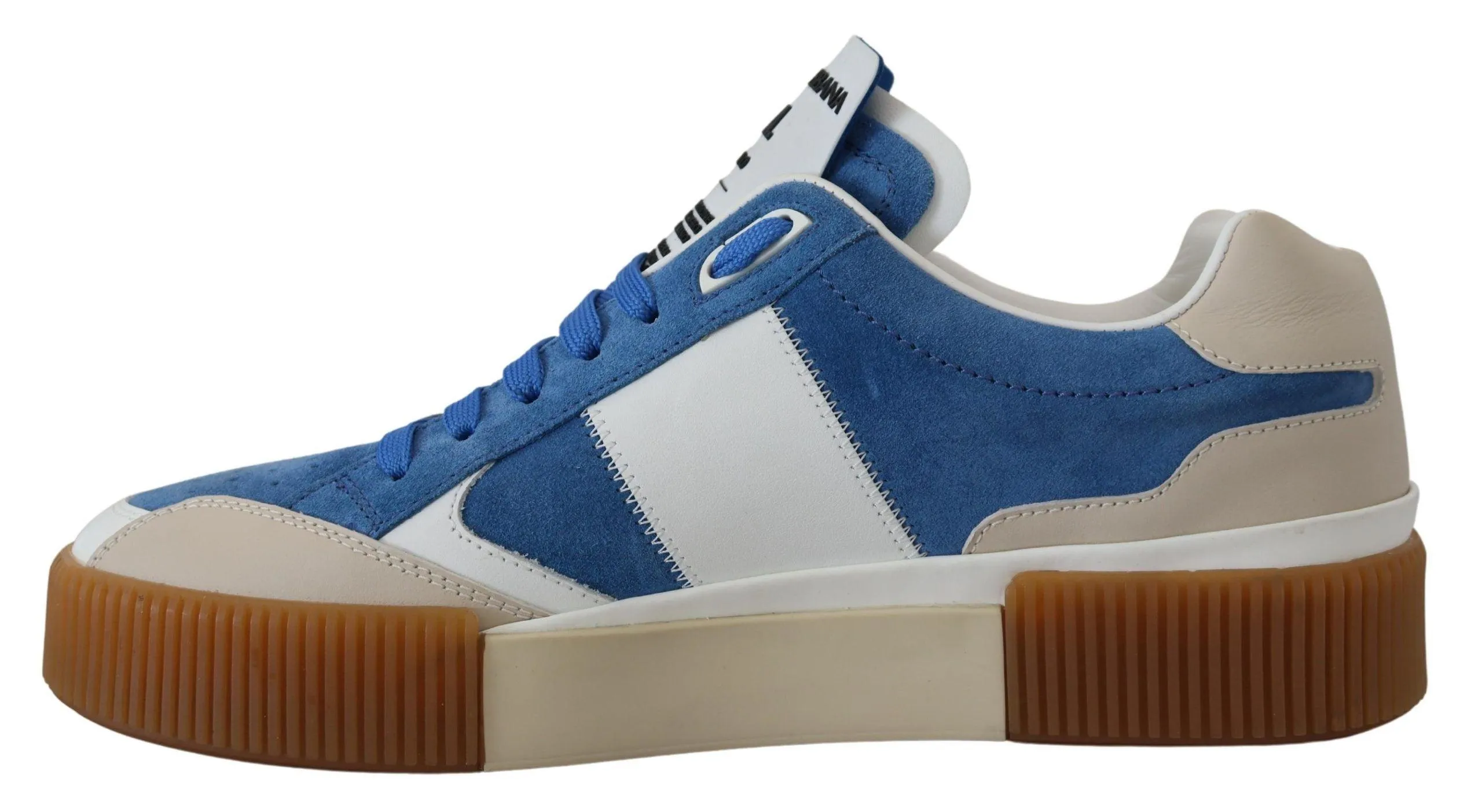 Dolce & Gabbana Multicolor Leather Low Top Casual Sneakers Shoes