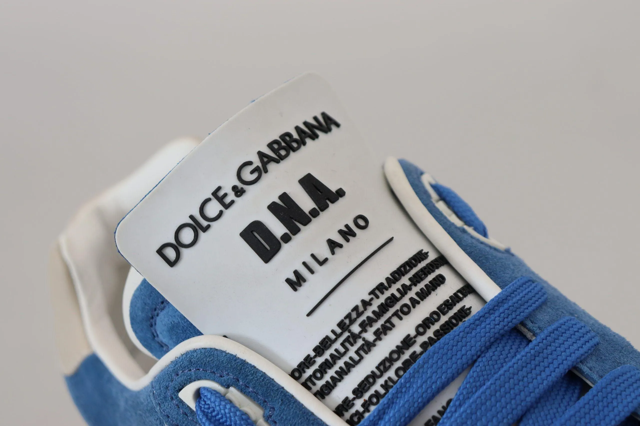 Dolce & Gabbana Multicolor Leather Low Top Casual Sneakers Shoes