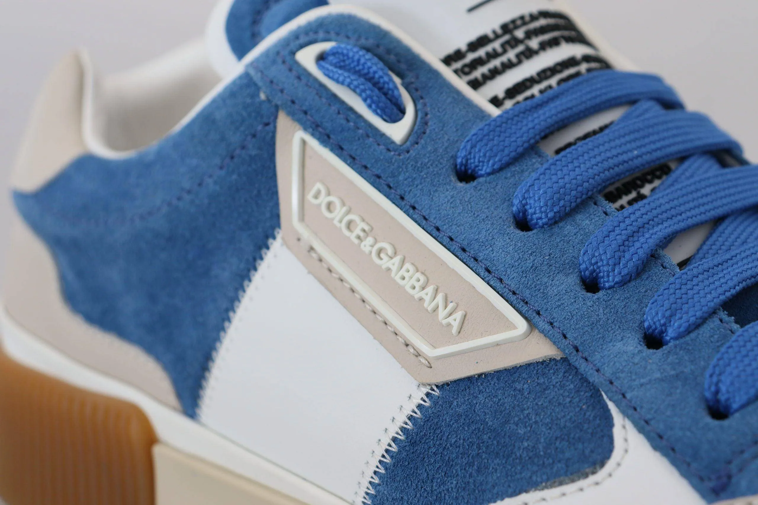 Dolce & Gabbana Multicolor Leather Low Top Casual Sneakers Shoes