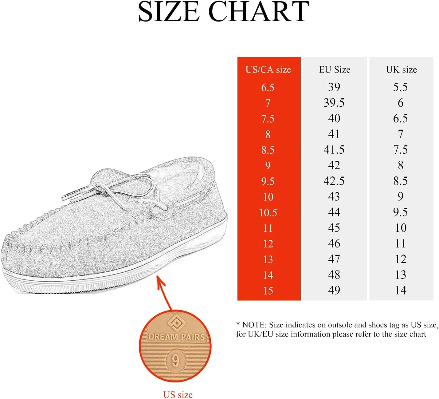 DREAM PAIRS Men's Moccasin Slippers Fuzzy Plush House Shoes Indoor Outdoor Fleece Lining Loafers