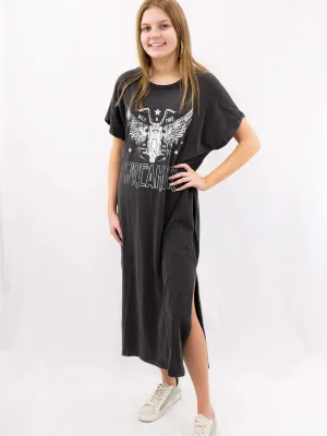 Dreamer Motorcycle Midi T-shirt Dress