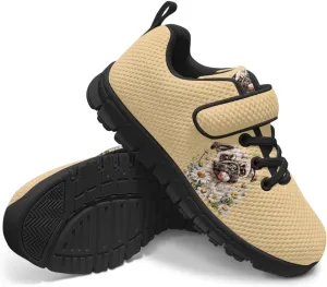 Girls Boys Dog Running Sneakers Lightweight Hiking Tennis Fitness Training Shoes for Little Kid