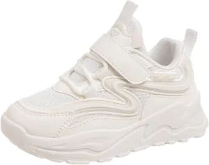 Girls Shoes Kids Girls Tennis Shoes for Running Athletic Walking Gym Sports Lightweight Breathable Sports Sneakers
