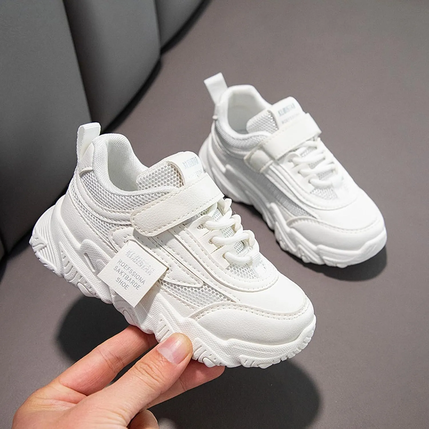Girls Sneakers,Sneakers for Girls Fashion Athletic Running Sport Sneakers Kids Comfortable Lace Up Mesh Walking Shoes