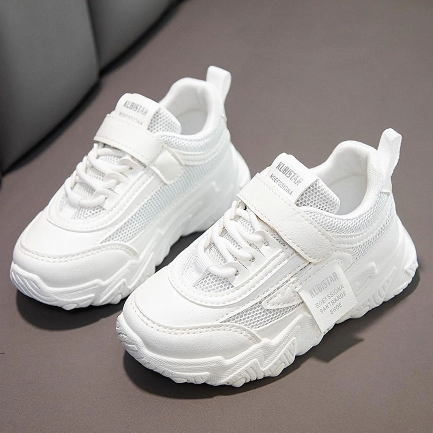 Girls Sneakers,Sneakers for Girls Fashion Athletic Running Sport Sneakers Kids Comfortable Lace Up Mesh Walking Shoes