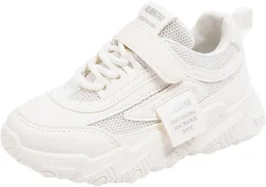 Girls Sneakers,Sneakers for Girls Fashion Athletic Running Sport Sneakers Kids Comfortable Lace Up Mesh Walking Shoes