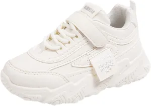 Girls Sneakers,Sneakers for Girls Fashion Sports Athletic Running Sneakers Kids Breathable Lace Up Mesh Walking Shoes