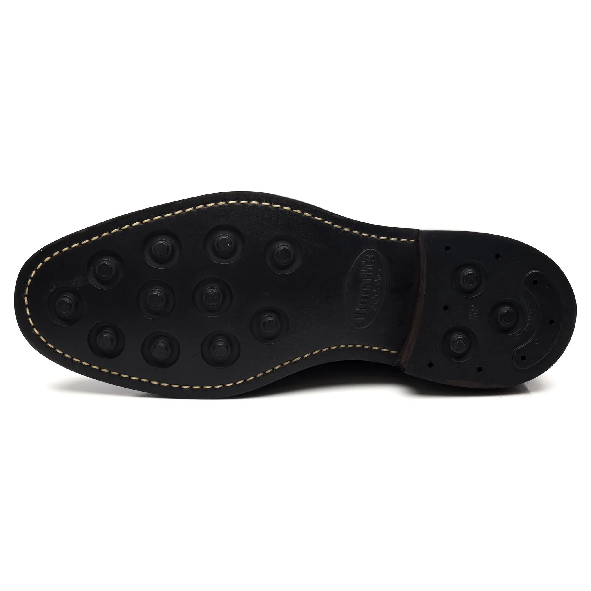 'Grafton' Dark Brown Leather Derby Brogues UK 8.5 F