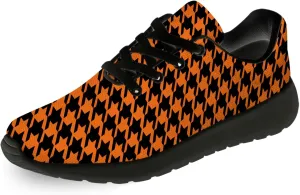 Houndstooth Print Shoes Women Men Lightweight Breathable Walking Tennis Shoes Running Sneakers Gifts for Dad Mom