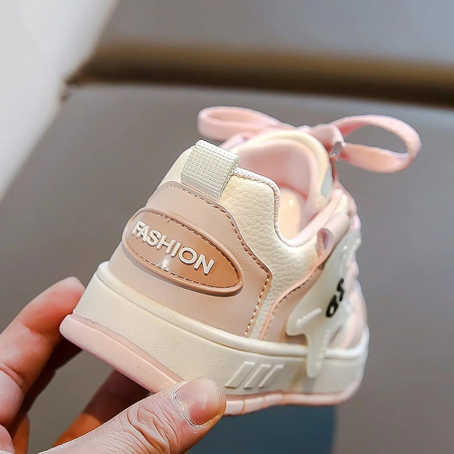 IWIHMIV Boys Slip On Sneakers Toddler Running Shoes Girls Tennis Shoes Lightweight Sneakers Lace Up Athletic Shoes Sports Shoes