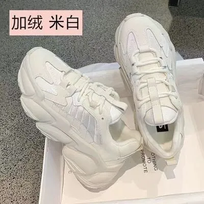Joskaa  Women Sneakers Fashion Casual Shoes Woman Comfortable Breathable White Flats Female Platform Sneaker Zapatos Mujer