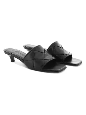 Kennel and Schmenger T Bali Black Backless Mule 51-38020-310