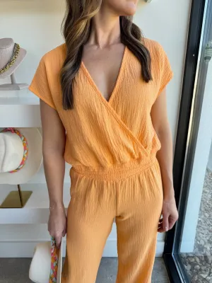 Kumquat S/S Surplice Top (Final Sale)