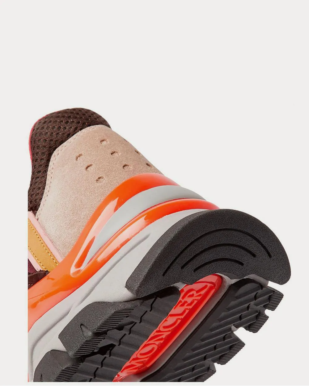 Leave No Trace Leather, Suede and Mesh  Multi low top sneakers