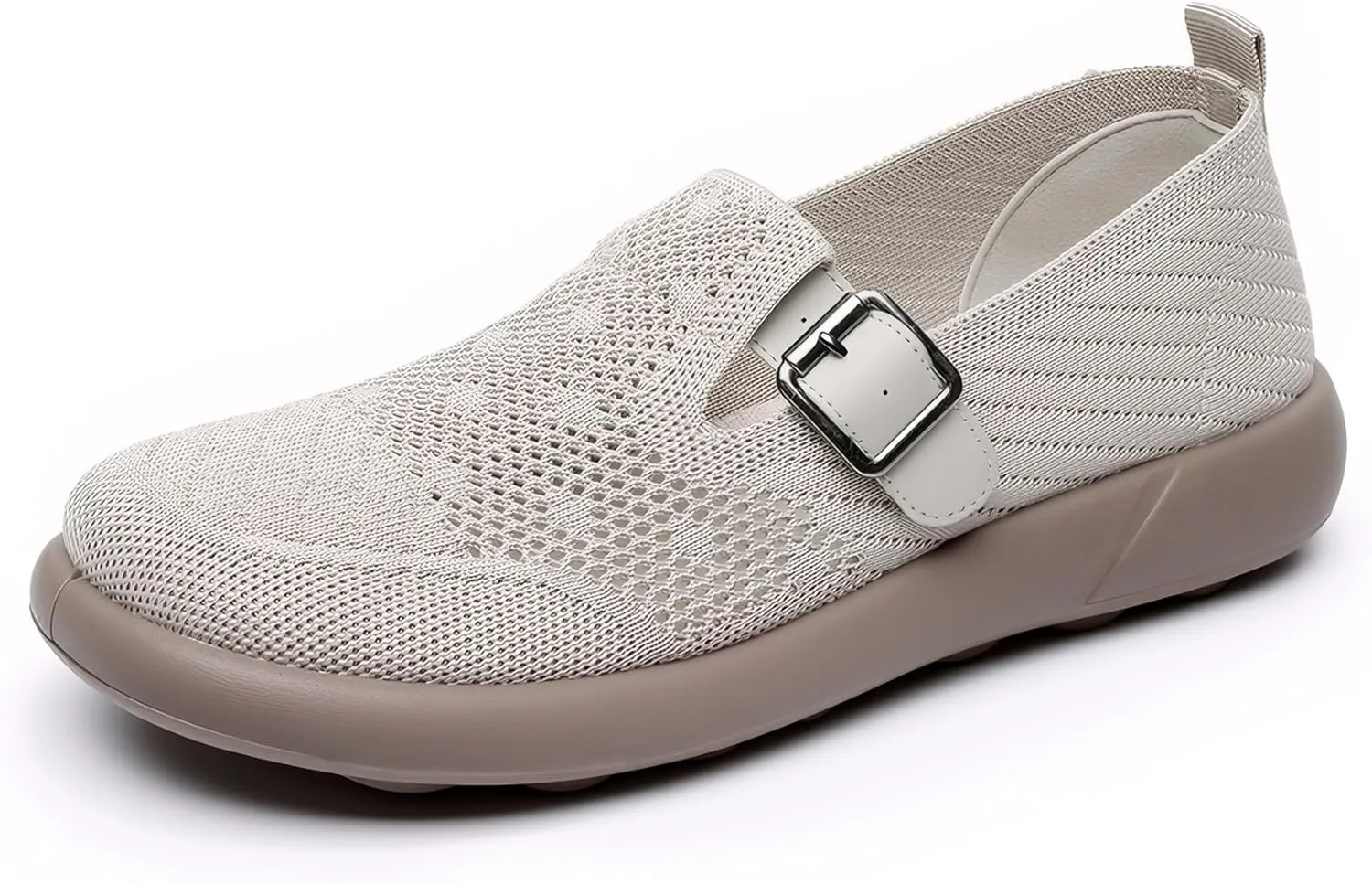Mary Jane Shoes Women with Adjustable Strap Comfortable for Dressy Office Work Casual Ballet Flats Shoes for Women Round Toe Walking Shoes
