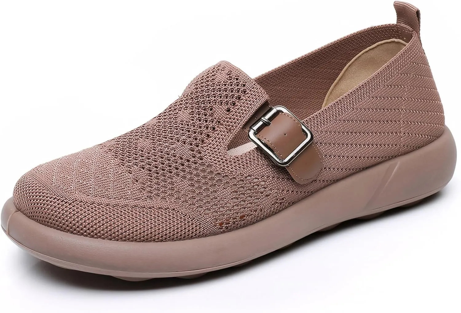 Mary Jane Shoes Women with Adjustable Strap Comfortable for Dressy Office Work Casual Ballet Flats Shoes for Women Round Toe Walking Shoes