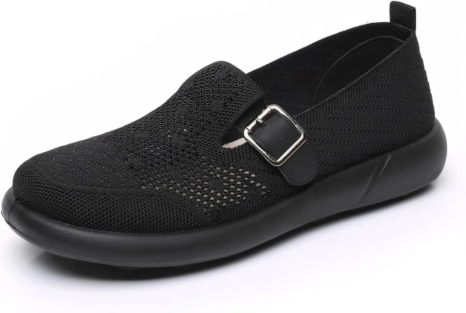Mary Jane Shoes Women with Adjustable Strap Comfortable for Dressy Office Work Casual Ballet Flats Shoes for Women Round Toe Walking Shoes