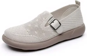 Mary Jane Shoes Women with Adjustable Strap Comfortable for Dressy Office Work Casual Ballet Flats Shoes for Women Round Toe Walking Shoes