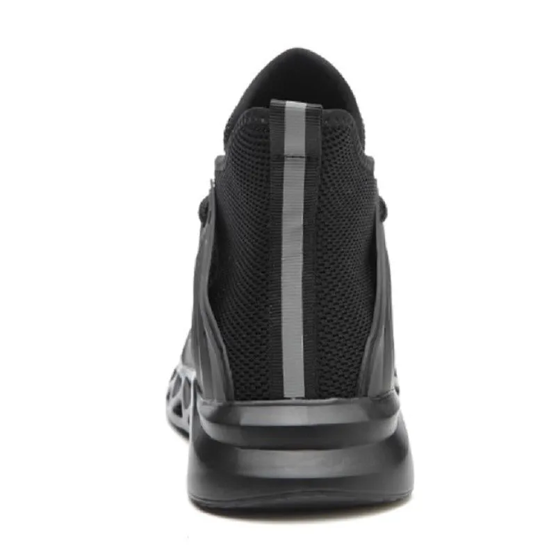 Men Safety Shoes with Metal Toe / Work Boots with Steel Toe / Waterproof Breathable Sneakers
