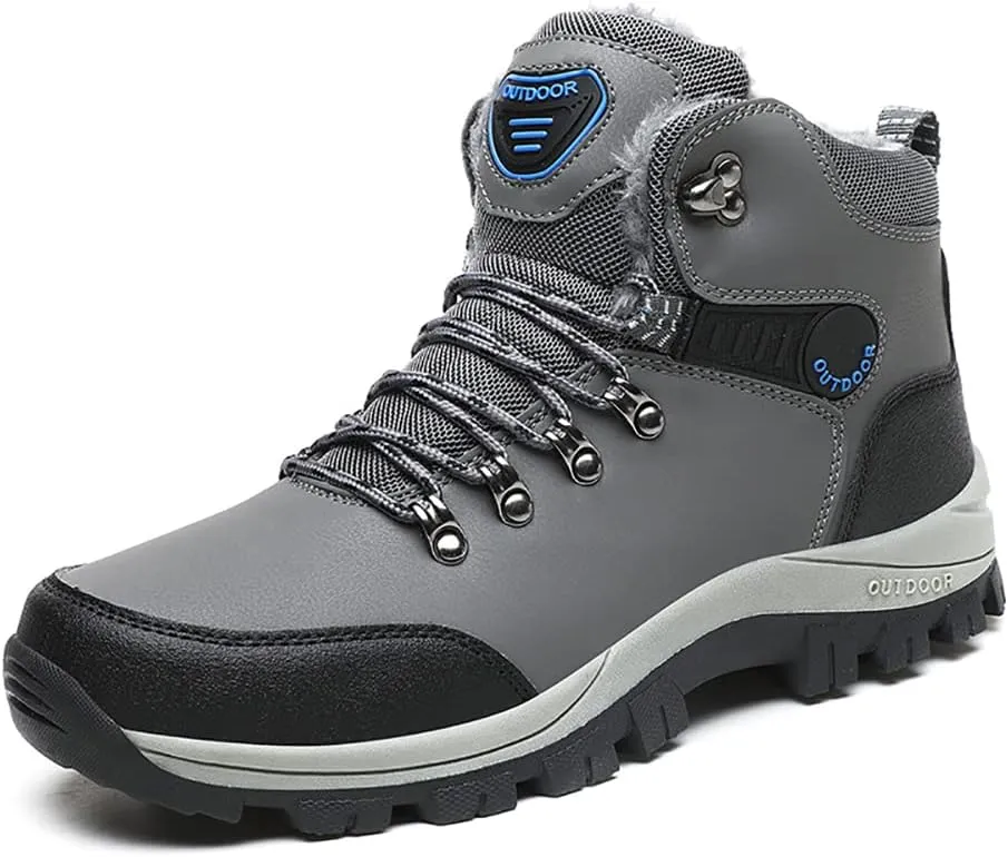 Men's Hiking Boots Snow Sports Boots High Top Outdoor Waterproof Work Boots