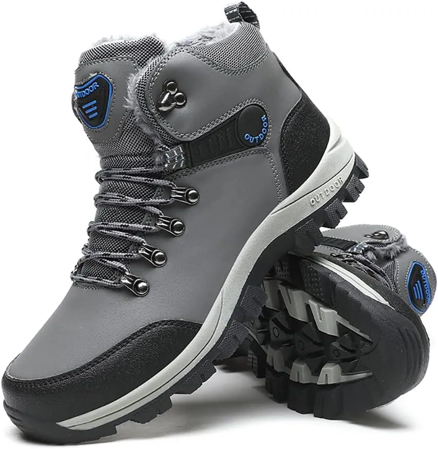 Men's Hiking Boots Snow Sports Boots High Top Outdoor Waterproof Work Boots