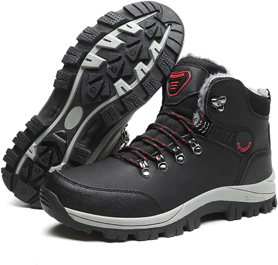 Men's Hiking Boots Snow Sports Boots High Top Outdoor Waterproof Work Boots