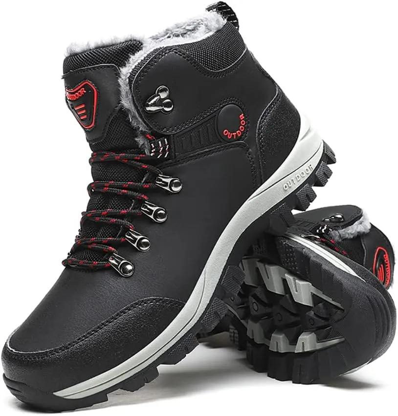 Men's Hiking Boots Snow Sports Boots High Top Outdoor Waterproof Work Boots