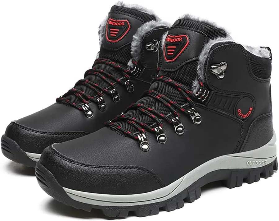 Men's Hiking Boots Snow Sports Boots High Top Outdoor Waterproof Work Boots