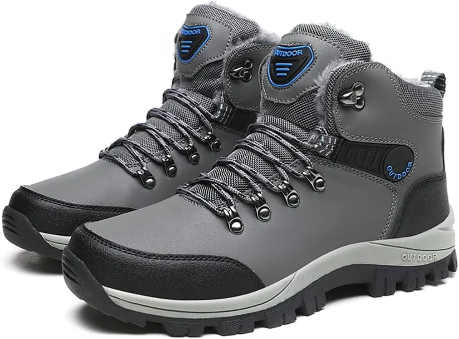 Men's Hiking Boots Snow Sports Boots High Top Outdoor Waterproof Work Boots