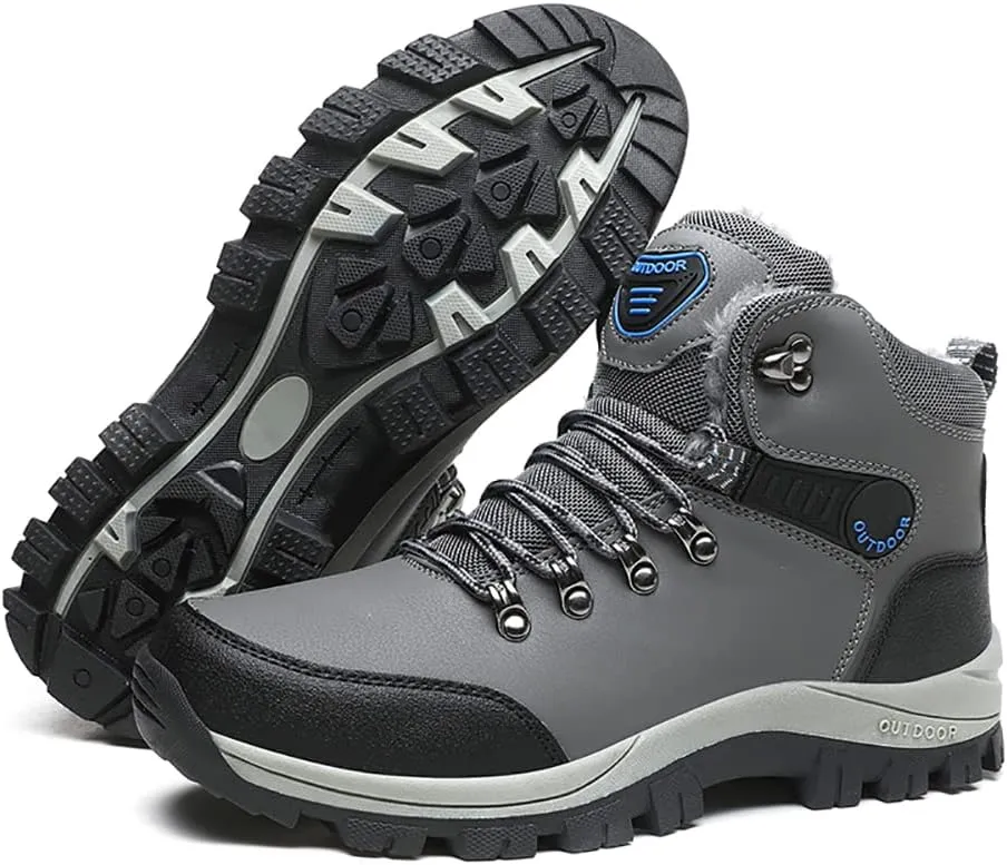 Men's Hiking Boots Snow Sports Boots High Top Outdoor Waterproof Work Boots