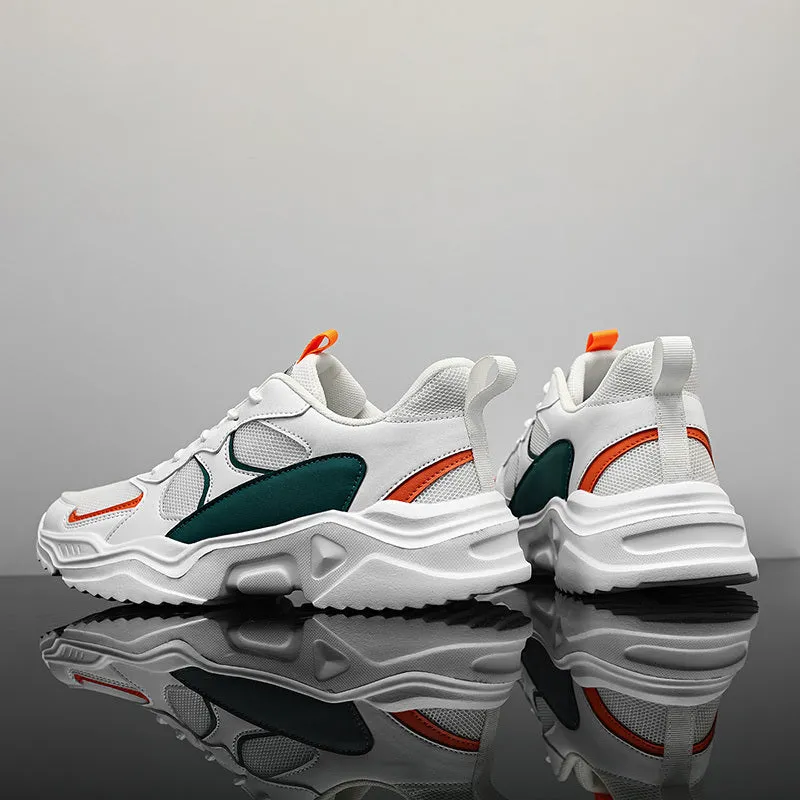 Men's Lightweight Breathable Lace Up Casual Sport Shoes Sneakers