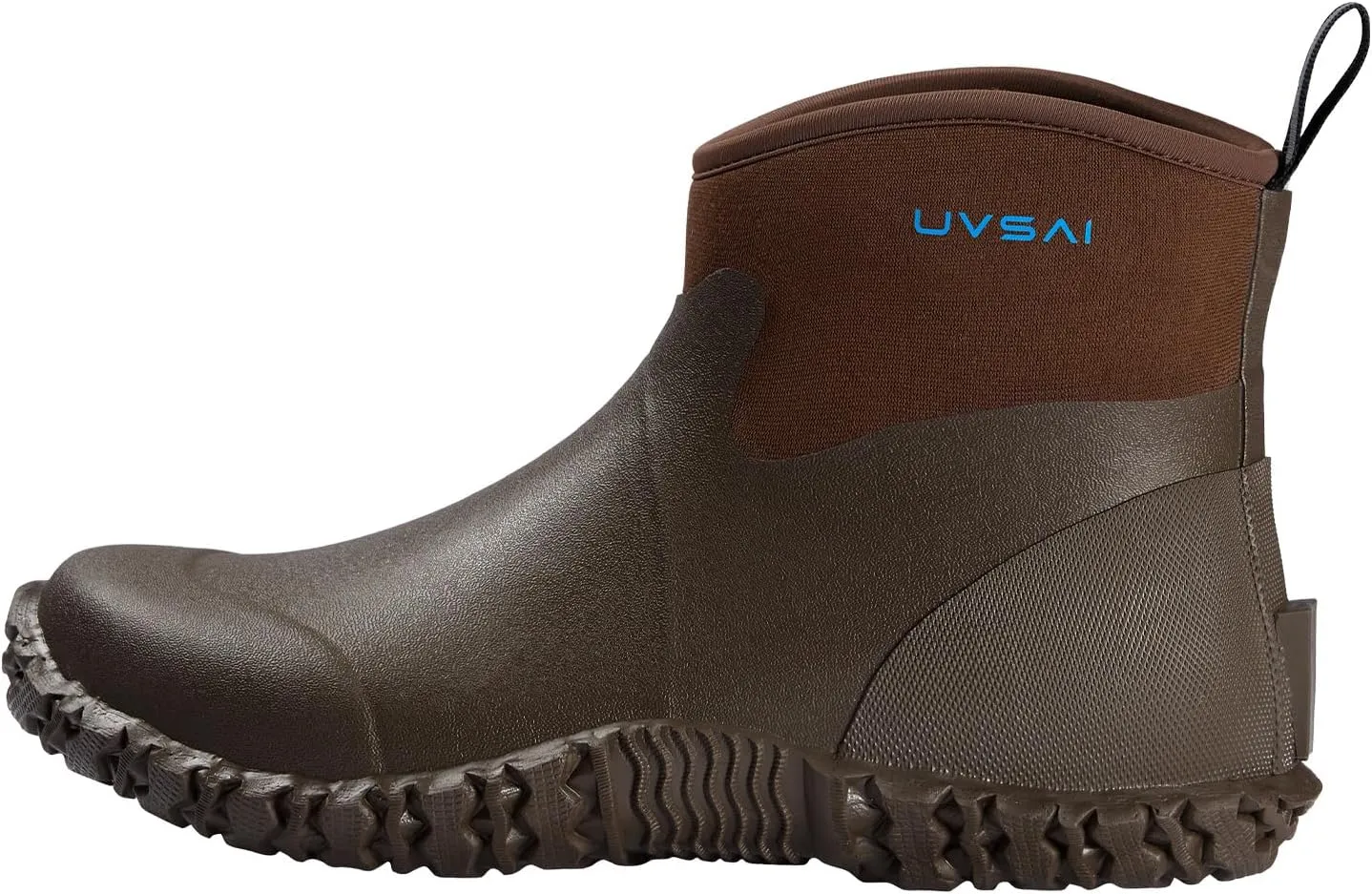 Men's Waterproof 5.3-inch Ankle High Garden Shoes Rain Boots Slip-On Footwear for Gardening Farming Lawn Care Yard Work
