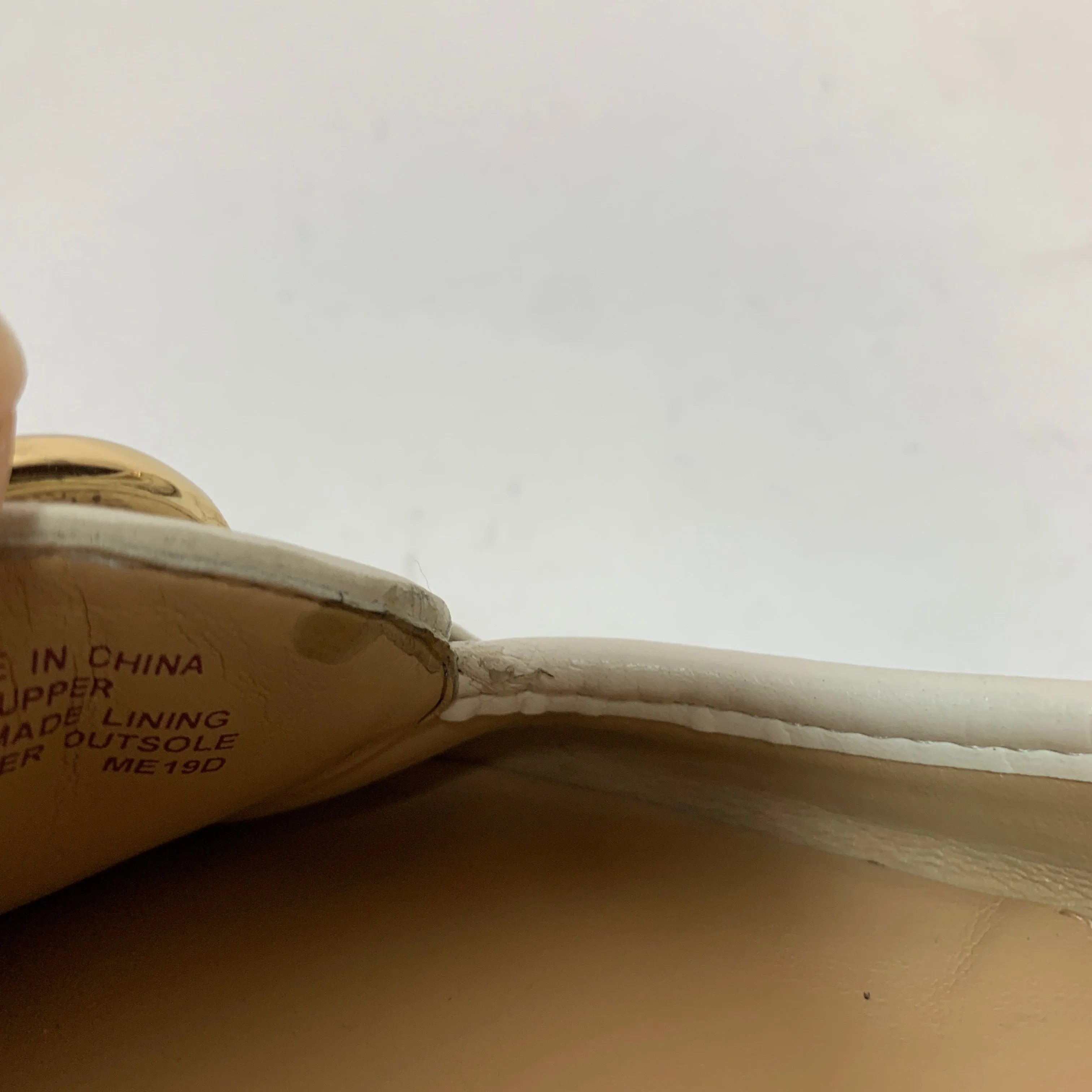 Michael Kors Vanilla Monogram Fulton Moccasin Flats | Pre Loved |